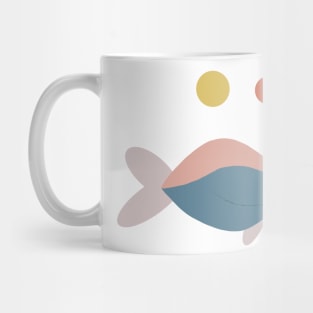 Abstract quirky fish Mug